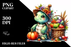 Baby Turtle Sitting | Sublimation | PNG Clipart Product Image 1