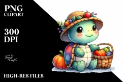 Baby Turtle Sitting | Sublimation | PNG Clipart Product Image 1
