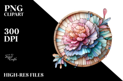 Pastel Carnation Art, High Quality PNG Product Image 2