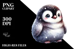 Cute Baby Penguin, Transparent PNG Product Image 2
