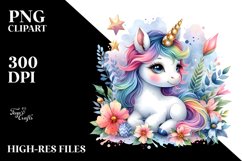 colorful Baby Unicorn Product Image 1