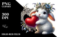 Digital Painting Baby Rabbit, High-Res PNG Product Image 2