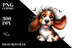 Cute Basset Hound, Transparent PNG Product Image 2