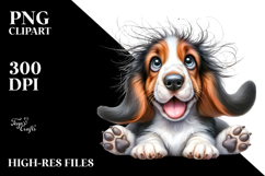 Cute Basset Hound, Transparent PNG Product Image 2