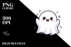 Simple Pumpkin Ghost PNG Product Image 2