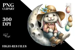Bunny with Goofy Teeth and Leather PNG Product Image 2