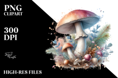 Celestial Mushroom Watercolor Splash Product Image 2