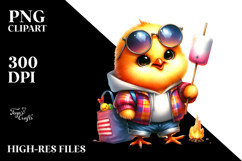 Goofy Chicken with Marshmallow PNG Product Image 2