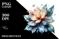 Abstract Shiny Gardenia | Sublimation Clipart Product Image 3