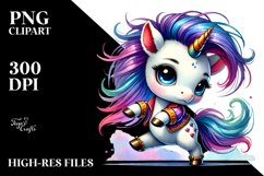 Vibrant Unicorn Drawing PNG Product Image 2