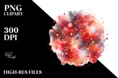Colorful Watercolor Particles Clipart, Transparent PNG Product Image 3