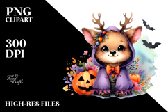 Baby Elk Halloween | Clipart Product Image 2
