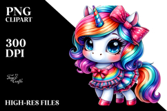 Cute Unicorn, Transparent PNG Product Image 2