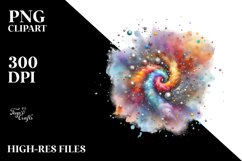 Colorful Particles with Metalic Insertions | Sublimation | Product Image 1