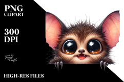 Crazy Looking Bat | Clipart Product Image 2