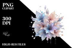 Lobelia made of Retro Frame PNG Product Image 2