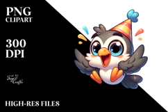 Goofy Bird with Party Hat PNG Product Image 2