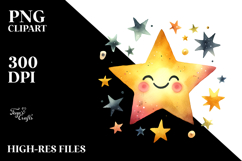 Smiling Star, Transparent PNG Product Image 2