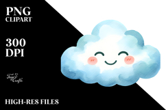 Smiling Cloud, Transparent PNG Product Image 2