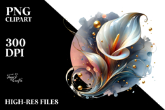 Abstract Calla Lily PNG Product Image 2