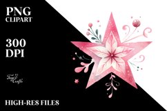 Whimsical Pinkish Simple Star, Transparent PNG Product Image 2