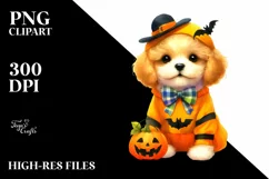 Baby Dog Halloween | Clipart Product Image 1