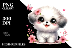 Cute Bichpoo PNG Product Image 2