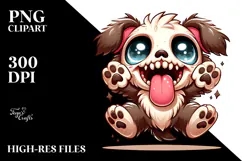 Cute Skeletton Cartoon with Tongue-Out Product Image 2
