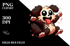 Cute Skeletton Cartoon with Tongue-Out Product Image 2