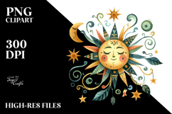 Whimsical Sun PNG Product Image 2