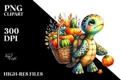 Quirky Baby Turtle Harvest Basket Product Image 1
