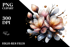 Abstract Magnolia PNG Product Image 2