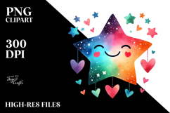 Simple Smiling Moon PNG Product Image 2