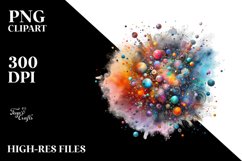 Colorful Watercolor Particles Product Image 1