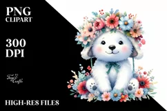 Cute Baby Polar Bear Clipart Product Image 3