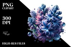 Glossy Hyacinth Shiny Round Product Image 3