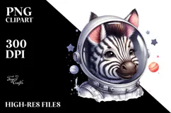 Energetic Baby Zebra, Transparent PNG Product Image 2