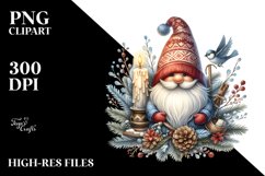Detailed Winter Gnome, PNG Product Image 3