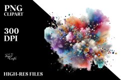 Colorful Watercolor Particles Product Image 1