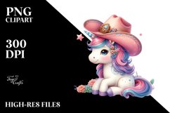 Pastel Baby Unicorn Cowboy Product Image 3