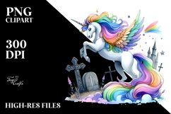 Vibrant Unicorn Clipart Product Image 3