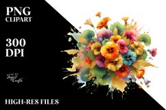 Vibrant Bouquet with Colorfull Nasturtium Product Image 1