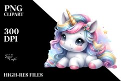 Cute Unicorn Skulpting | Sublimation | Clipart Product Image 3