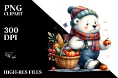 Quirky Baby Polar Bear Basket Product Image 3