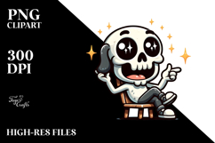 Animal Skull Casually Sitting PNG Product Image 2