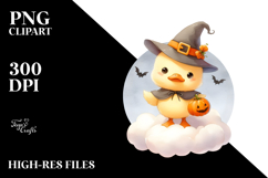 Cute Halloween Duck PNG Product Image 2