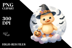 Cute Halloween Duck PNG Product Image 2