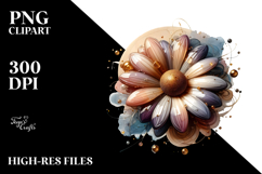 Abstract Glossy Daisy PNG Product Image 2