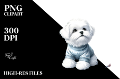 Cute Maltese PNG Product Image 2