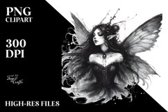 Gothic Fairy Clipart Product Image 3